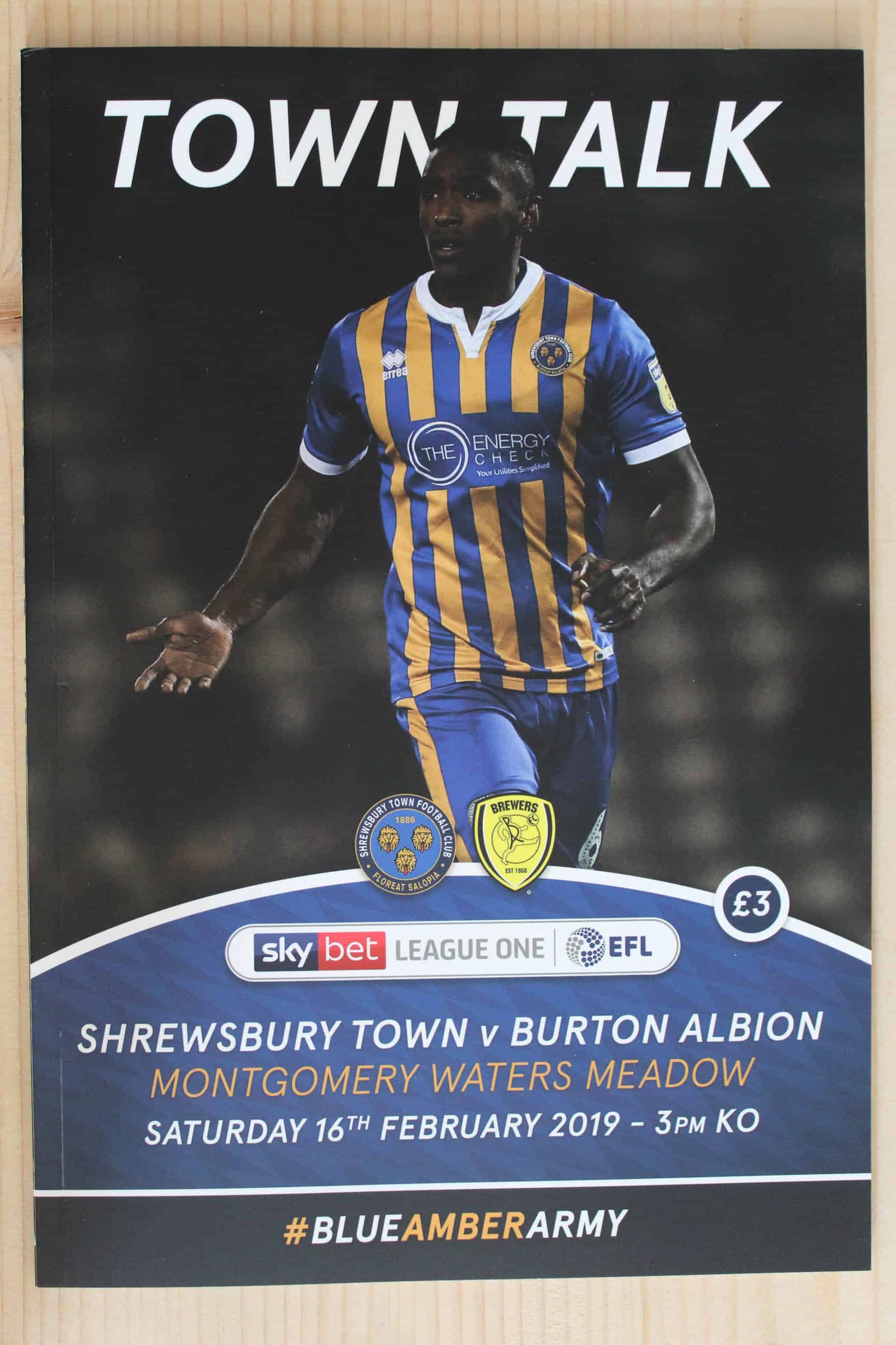 Shrewsbury Town FC v Burton Albion FC